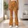 Amber Paisley and Lotus Motifs for Bohemian Weekend Style and Everyday Outings Leggings - 10