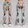 Watercolor Roosters and Blue Florals for Relaxed Country Weekends and Garden Strolls Leggings - 9