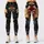 Santa Claus Horseback Christmas Nightscape for Festive Holiday Celebrations and Winter Style Leggings - 3