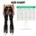 Santa Claus Horseback Christmas Nightscape for Festive Holiday Celebrations and Winter Style Leggings - 7
