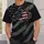 Black Gray Stripes With Distressed Flag Emblem For Golf And Everyday Patriotic Wear All-over Print Unisex T-shirt - 5