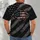 Black Gray Stripes With Distressed Flag Emblem For Golf And Everyday Patriotic Wear All-over Print Unisex T-shirt - 6