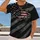 Black Gray Stripes With Distressed Flag Emblem For Golf And Everyday Patriotic Wear All-over Print Unisex T-shirt - 2