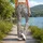 Muted Botanical Wildflowers for Relaxed Garden Strolls and Everyday Spring Outings Leggings - 12