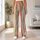 Colorful Boho Stripe Casual Style for Weekend Outings and Everyday Wear Leggings - 11
