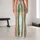 Colorful Boho Stripe Casual Style for Weekend Outings and Everyday Wear Leggings - 10