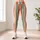 Colorful Boho Stripe Casual Style for Weekend Outings and Everyday Wear Leggings - 4
