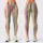 Colorful Boho Stripe Casual Style for Weekend Outings and Everyday Wear Leggings - 1