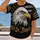 White-Headed Eagle And Gold Stars For Motorcycle Rides And Outdoor Camping All-over Print Unisex T-shirt - 2