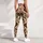 Burgundy Heart and Vine Motifs for Bohemian Getaways and Relaxed Everyday Style Leggings - 5