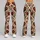 Burgundy Heart and Vine Motifs for Bohemian Getaways and Relaxed Everyday Style Leggings - 9