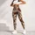 Burgundy Heart and Vine Motifs for Bohemian Getaways and Relaxed Everyday Style Leggings - 4