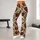 Burgundy Heart and Vine Motifs for Bohemian Getaways and Relaxed Everyday Style Leggings - 11
