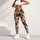 Burgundy Heart and Vine Motifs for Bohemian Getaways and Relaxed Everyday Style Leggings - 6