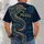 Mesoamerican Feathered Serpent Motif for Summer Streetwear and Cultural Festival Style All-over Print Unisex T-shirt - 6