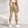 Vintage Rose And Olive Botanical Florals For Relaxed Coastal Getaways And Sunny Weekends Leggings - 6