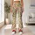 Vintage Rose And Olive Botanical Florals For Relaxed Coastal Getaways And Sunny Weekends Leggings - 10
