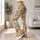 Vintage Rose And Olive Botanical Florals For Relaxed Coastal Getaways And Sunny Weekends Leggings - 11