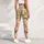 Vintage Rose And Olive Botanical Florals For Relaxed Coastal Getaways And Sunny Weekends Leggings - 4