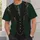 Emerald Pinstripe Faux Suit with Gold Filigree for Parties and Formal Events All-over Print Unisex T-shirt - 5