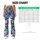 Blue Floral Bouquet Motif For Relaxed Weekend Outings And Everyday Spring Travel Style Leggings - 7
