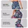 Blue Floral Bouquet Motif For Relaxed Weekend Outings And Everyday Spring Travel Style Leggings - 2