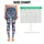 Blue Floral Bouquet Motif For Relaxed Weekend Outings And Everyday Spring Travel Style Leggings - 3