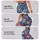 Blue Floral Bouquet Motif For Relaxed Weekend Outings And Everyday Spring Travel Style Leggings - 2