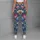 Blue Floral Bouquet Motif For Relaxed Weekend Outings And Everyday Spring Travel Style Leggings - 4