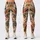 Rust and Teal Bohemian Geo Motifs for Weekend Getaways and Relaxed Everyday Style for Women Leggings - 3