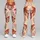 Terracotta Fish Motifs for Relaxed Coastal Getaways and Sunny Beach Days by the Sea Leggings - 9