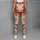 Terracotta Fish Motifs for Relaxed Coastal Getaways and Sunny Beach Days by the Sea Leggings - 4