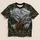 Elk Mountain Forest Scene for Hiking Adventures and Outdoor Nature Lovers Gift All-over Print Unisex T-shirt - 1