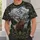 Elk Mountain Forest Scene for Hiking Adventures and Outdoor Nature Lovers Gift All-over Print Unisex T-shirt - 5