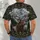 Elk Mountain Forest Scene for Hiking Adventures and Outdoor Nature Lovers Gift All-over Print Unisex T-shirt - 6