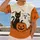 Black Cat Ghost Pumpkin Halloween Scene for Spooky Season Gatherings and Parties All-over Print Unisex T-shirt - 2