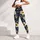 Indigo Gold Botanical Vines for Relaxed Vacation Days and Resort Getaways Leggings - 4