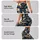 Indigo Gold Botanical Vines for Relaxed Vacation Days and Resort Getaways Leggings - 8
