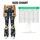 Indigo Gold Botanical Vines for Relaxed Vacation Days and Resort Getaways Leggings - 7