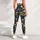 Indigo Gold Botanical Vines for Relaxed Vacation Days and Resort Getaways Leggings - 5