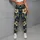 Indigo Gold Botanical Vines for Relaxed Vacation Days and Resort Getaways Leggings - 4