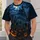 Haunted Pumpkin Cemetery Under Moonlight for Halloween Parties and Autumn Nights All-over Print Unisex T-shirt - 5