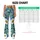 Blue Butterfly and White Daisy Garden for Relaxed Summer Outings and Nature Lovers Leggings - 7