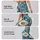 Blue Butterfly and White Daisy Garden for Relaxed Summer Outings and Nature Lovers Leggings - 2