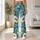 Blue Butterfly and White Daisy Garden for Relaxed Summer Outings and Nature Lovers Leggings - 11