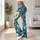 Blue Butterfly and White Daisy Garden for Relaxed Summer Outings and Nature Lovers Leggings - 12