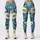 Blue Butterfly and White Daisy Garden for Relaxed Summer Outings and Nature Lovers Leggings - 1