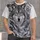 Arctic Wolf Snowfield Wilderness Scene for Winter Outdoor Adventures and Nature Lovers All-over Print Unisex T-shirt - 4