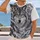 Arctic Wolf Snowfield Wilderness Scene for Winter Outdoor Adventures and Nature Lovers All-over Print Unisex T-shirt - 2