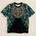 Mayan Ceremonial Medallion and Teal Botanicals for Cultural Travel and Daily Wear All-over Print Unisex T-shirt - 1